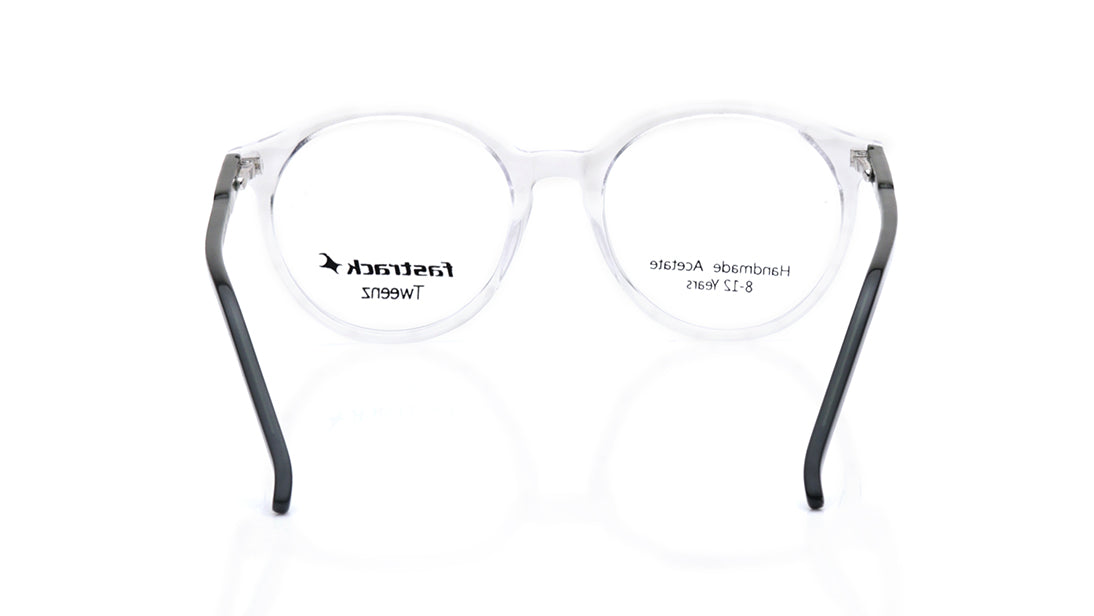 White Round Rimmed Eyeglasses for Men and Women