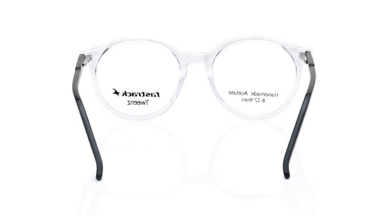 White Round Rimmed Eyeglasses for Men and Women