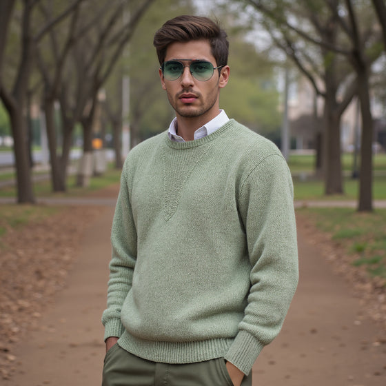 Black Aviator Men Sunglasses