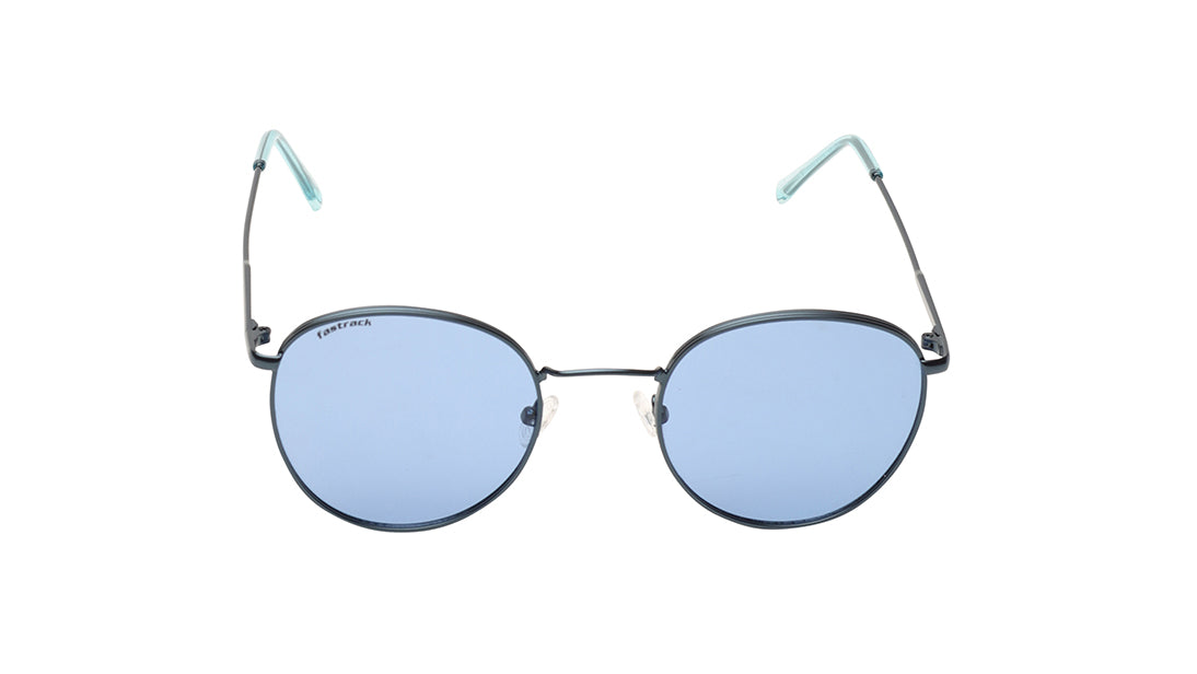Blue Round Rimmed Sunglasses (M257BU7V)