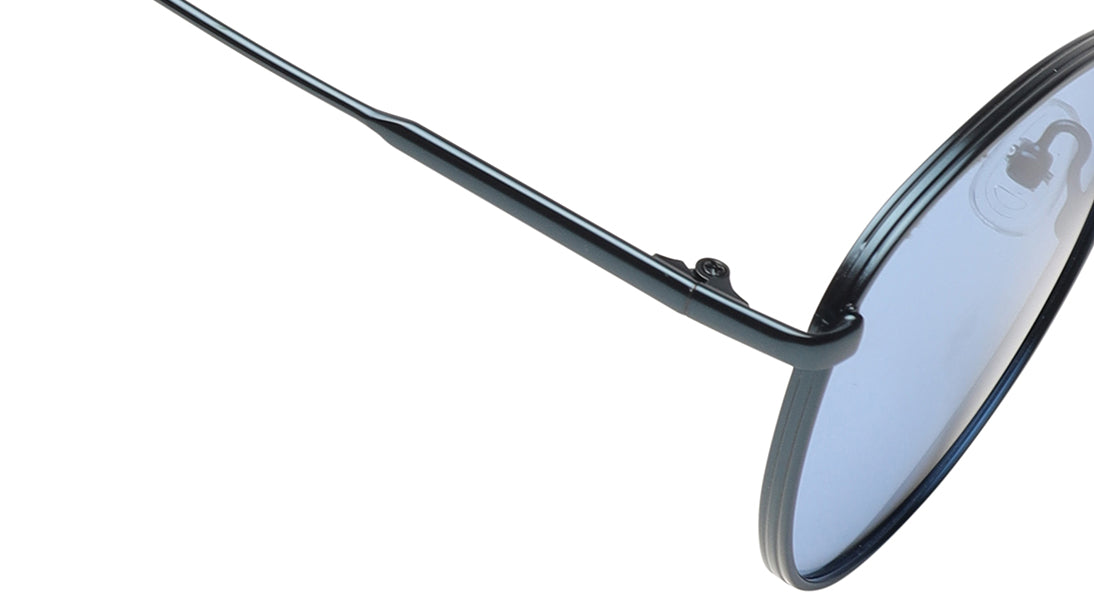 Blue Round Rimmed Sunglasses (M257BU7V)