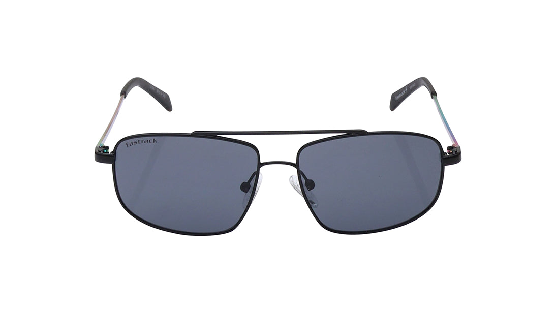 Black Navigator Rimmed Sunglasses(M261BK2V)