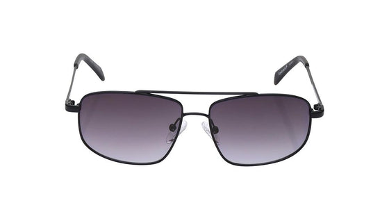 Black Rectangle Rimmed Sunglasses(M262BK1V)