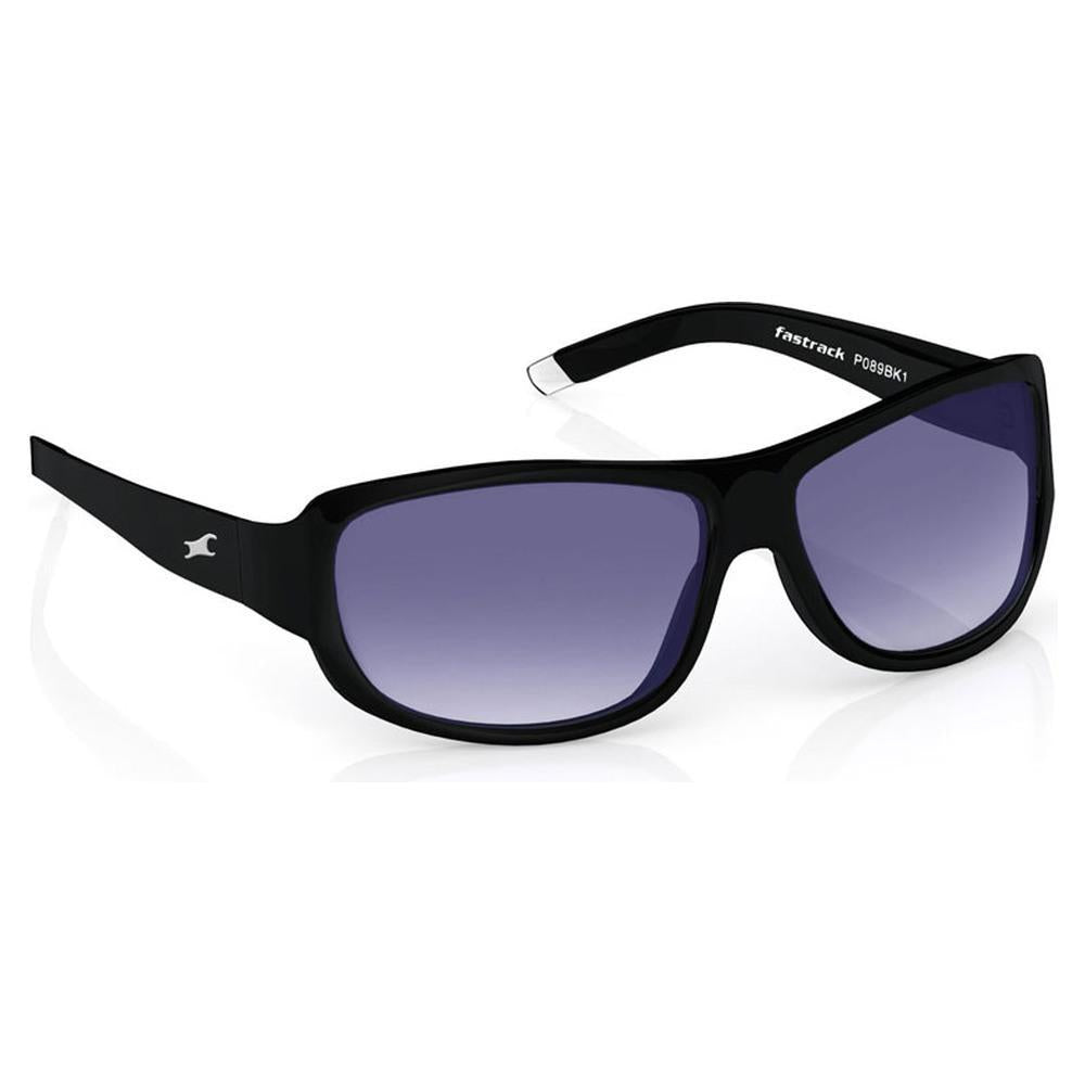 Black Wraparound Men Sunglasses (P089BK1|61)