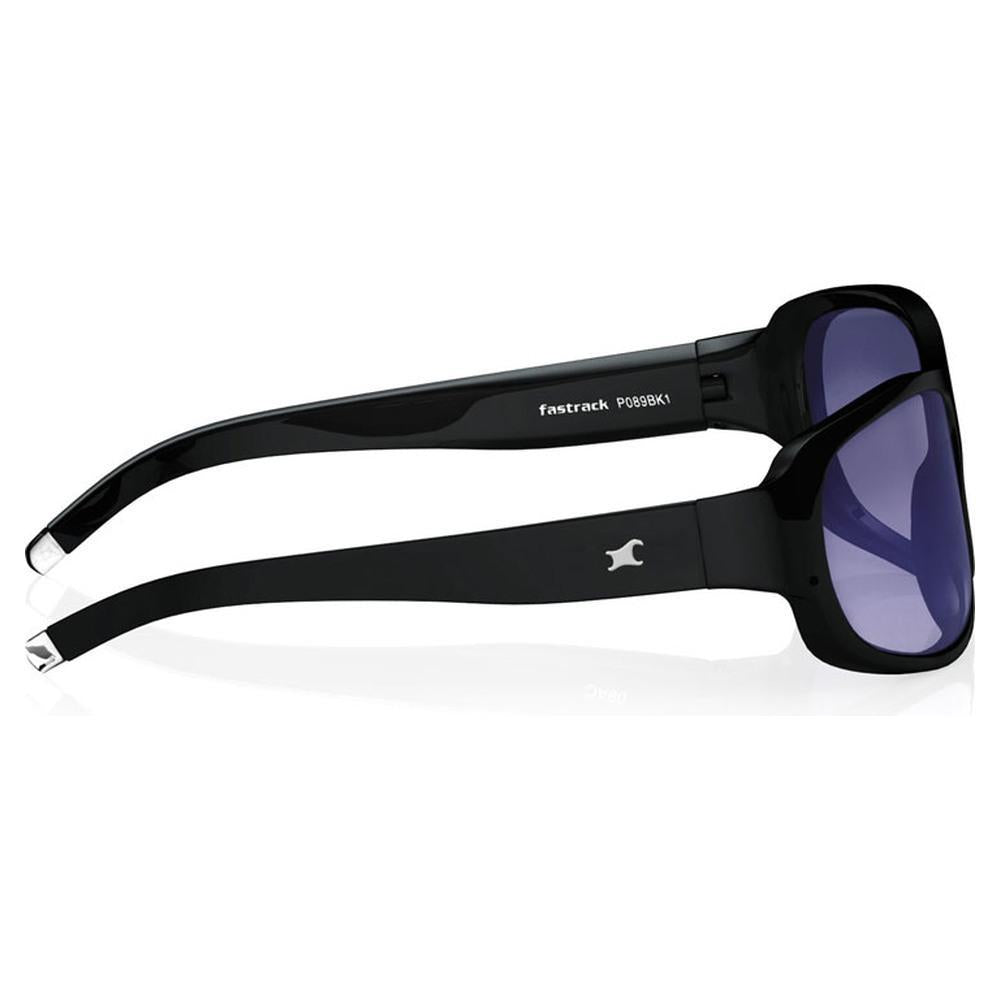 Black Wraparound Men Sunglasses (P089BK1|61)