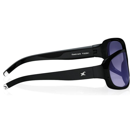 Black Wraparound Men Sunglasses (P089BK1|61)