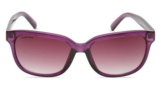 Purple Wayfarer Women Sunglasses (P286PR1F|50)