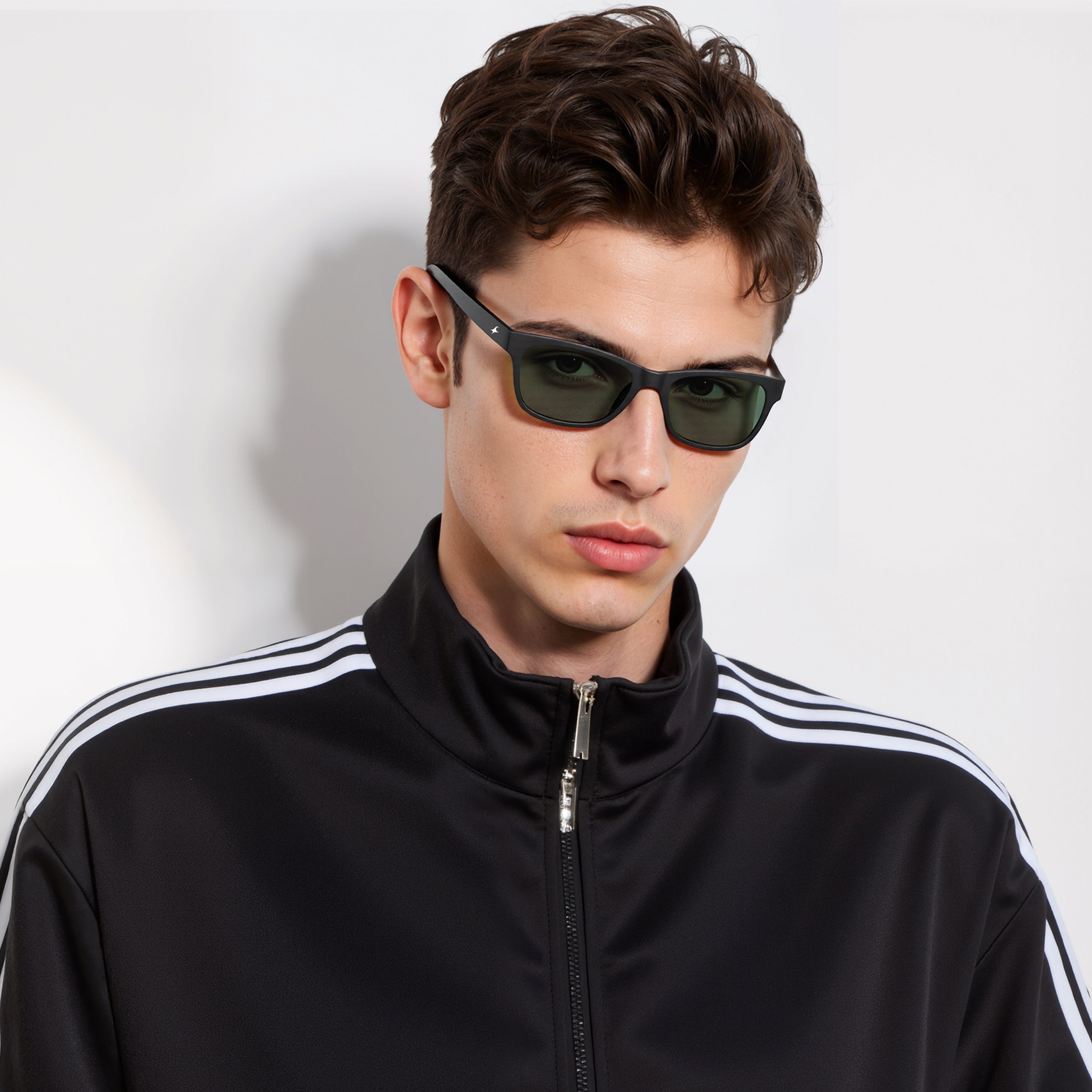 Black Wayfarer Sunglasses for Men-P357BK1
