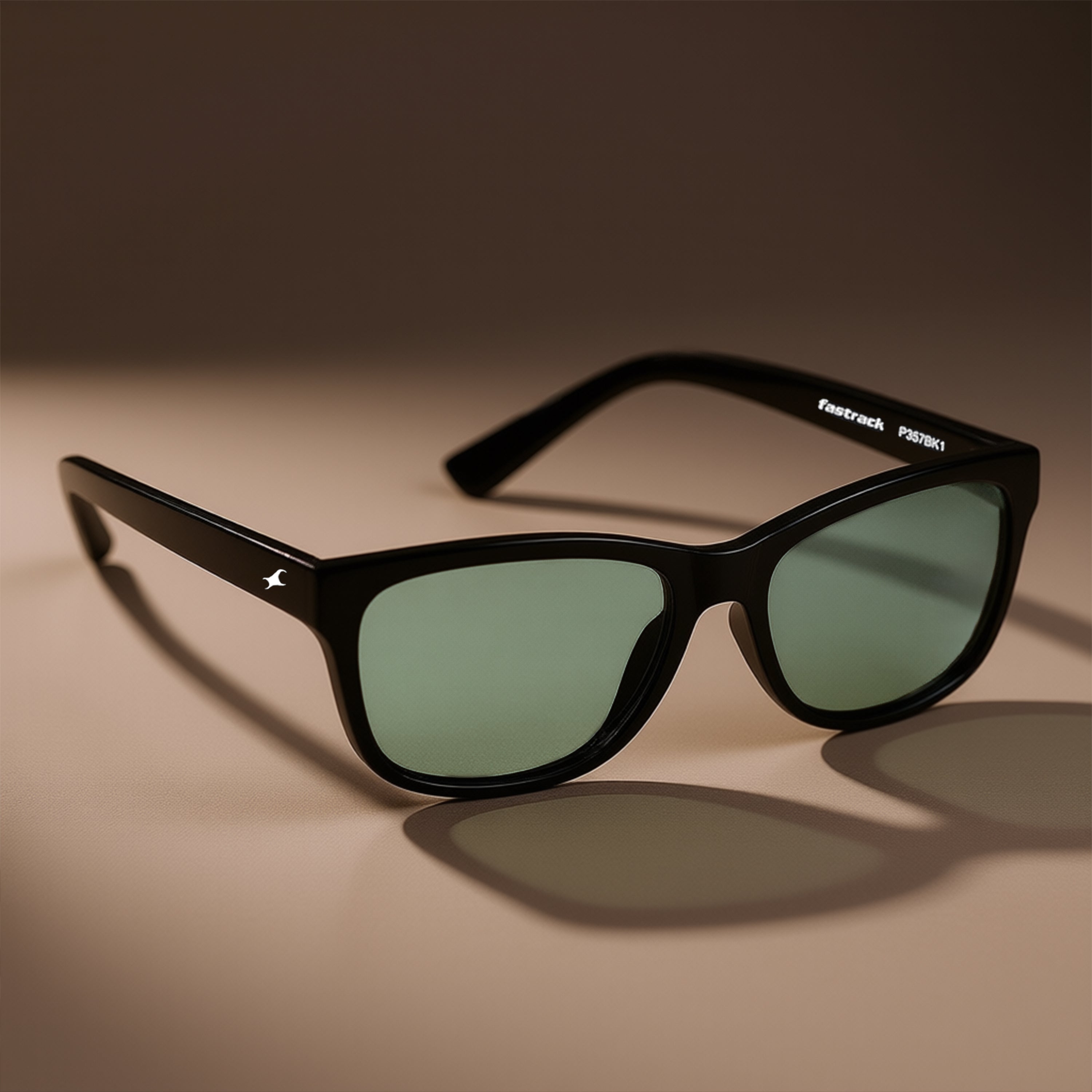 Black Wayfarer Sunglasses for Men-P357BK1