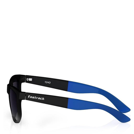 Black Wayfarer Men Sunglasses (P366BK1|55)