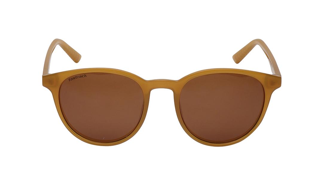 Yellow Round Rimmed Sunglasses From Fastrack