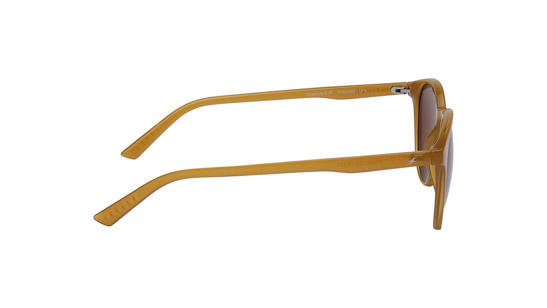 Yellow Round Rimmed Sunglasses From Fastrack