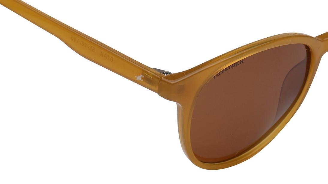 Yellow Round Rimmed Sunglasses From Fastrack