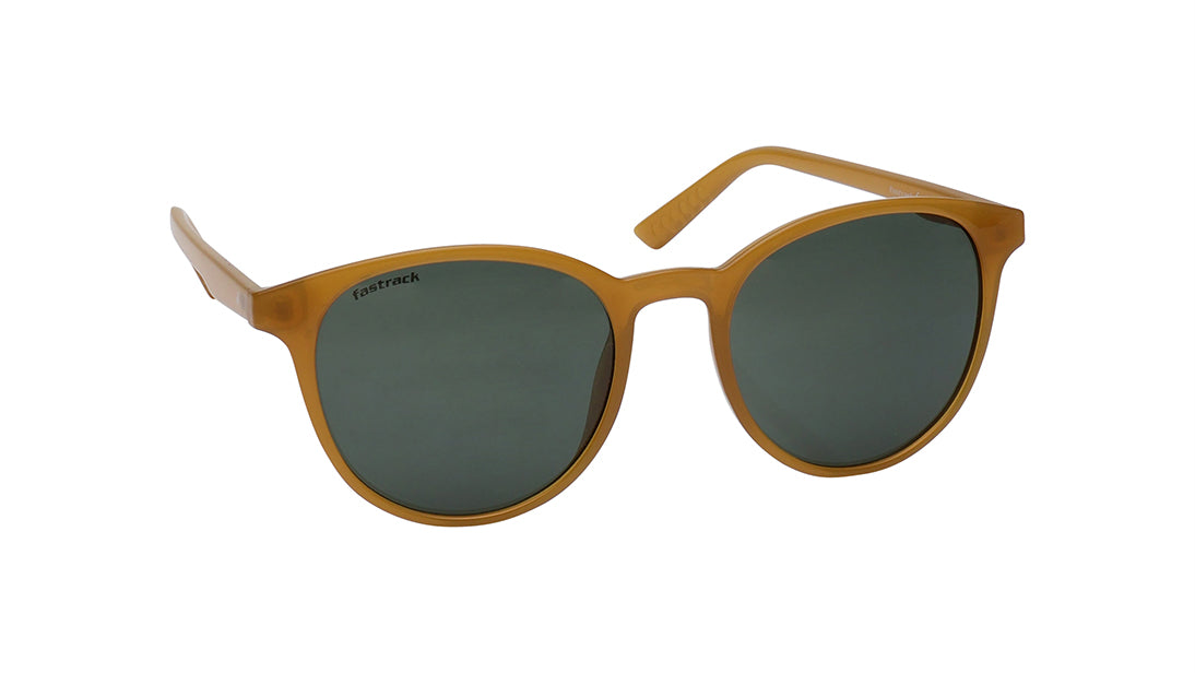 Yellow Round Rimmed Sunglasses From Fastrack