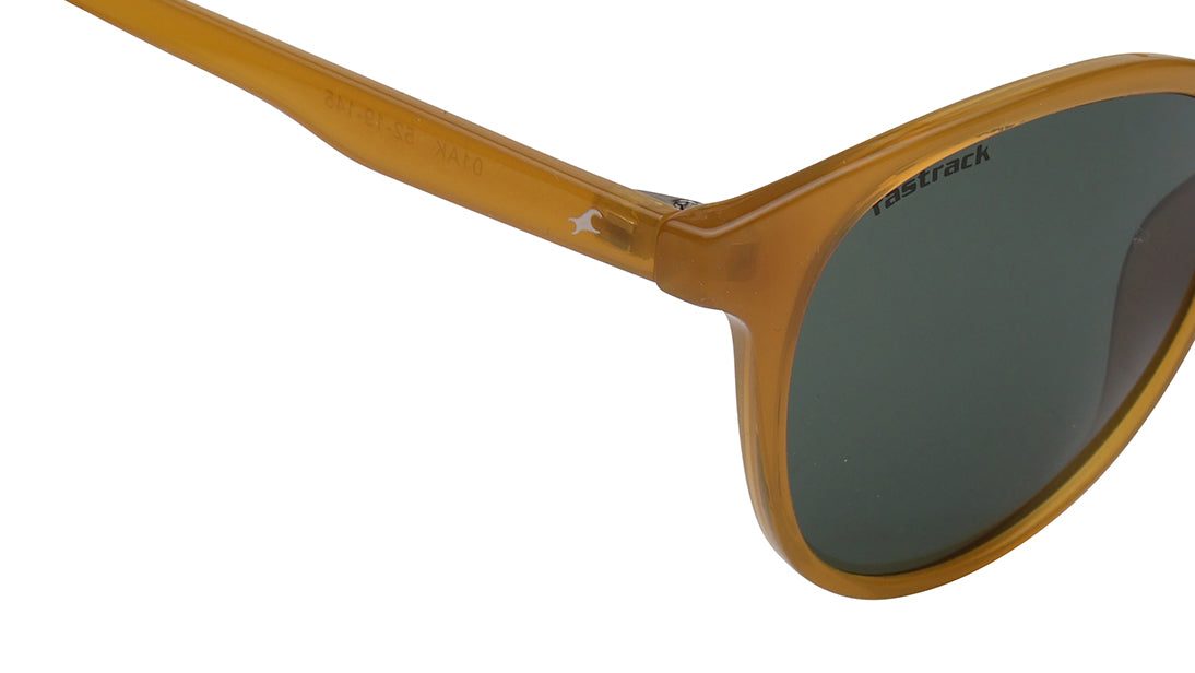 Yellow Round Rimmed Sunglasses From Fastrack