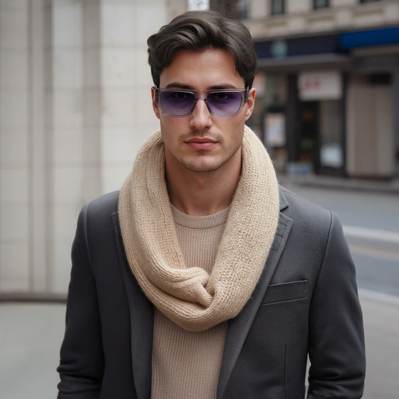 Grey Geometric Rimmed Sunglasses(P479GY2PV)