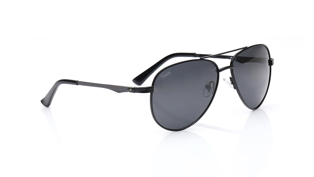 Black Aviator Sunglasses for Men and Women