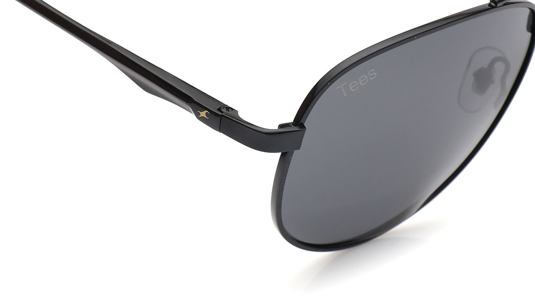 Black Aviator Sunglasses for Men and Women