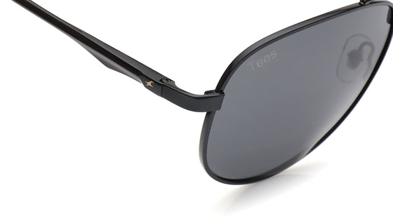Black Aviator Sunglasses for Men and Women