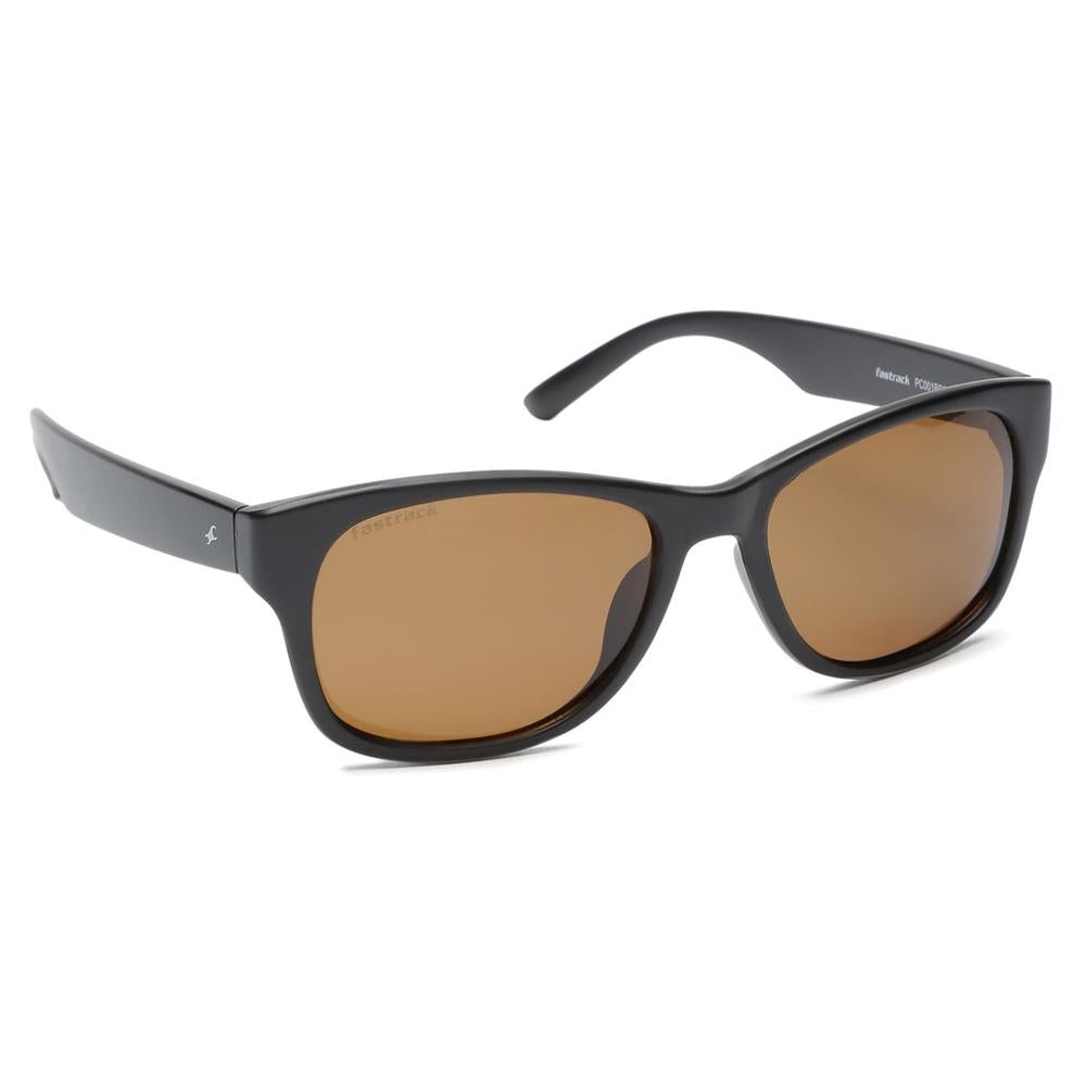 Black Rectangle Men Sunglasses (PC001BR31P|60)