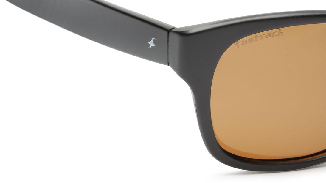 Black Rectangle Men Sunglasses (PC001BR31P|60)