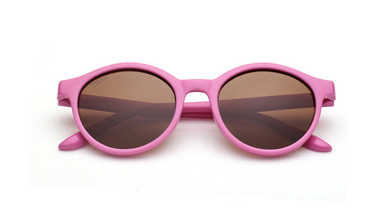 Brown Round Sunglasses for Kids