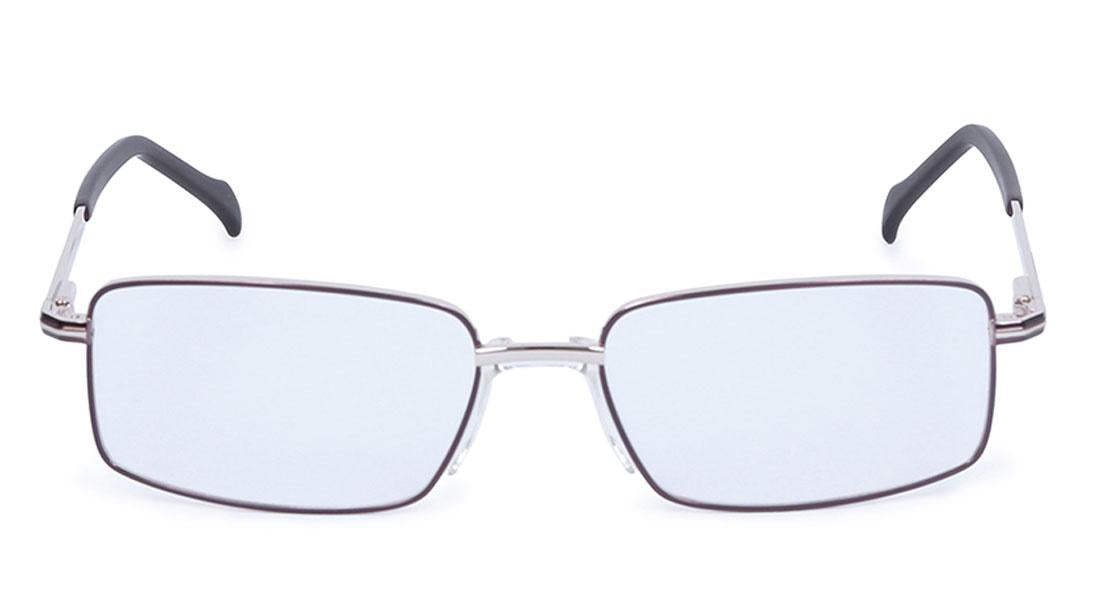 Gold Rectangle Rimmed Eyeglasses (T2356A1A1|54)