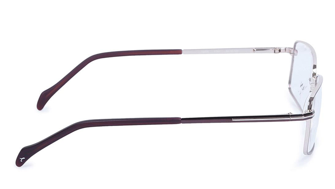 Gold Rectangle Rimmed Eyeglasses (T2356A1A1|54)