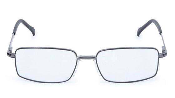 Gun metal Rectangle Rimmed Eyeglasses (T2356B1A1|54)