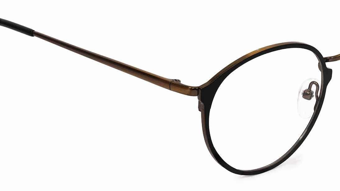 Copper Round Rimmed Eyeglasses (T2430A1A1|49)