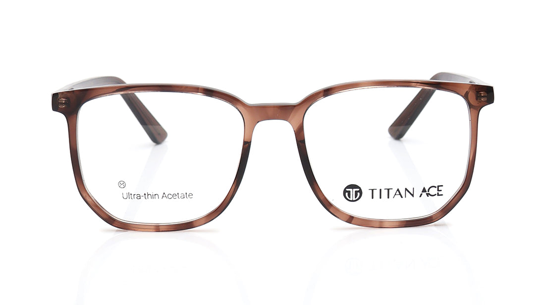 Brown Wayfarer Rimmed Eyeglasses for Men and Women