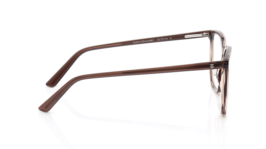 Brown Wayfarer Rimmed Eyeglasses for Men and Women