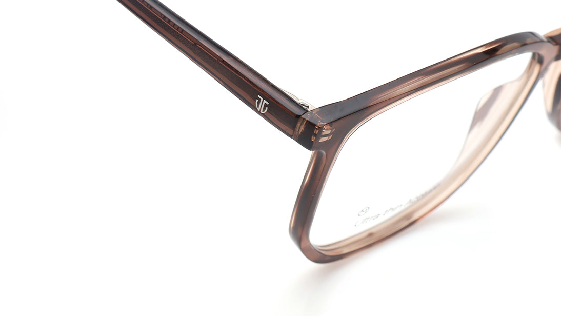 Brown Wayfarer Rimmed Eyeglasses for Men and Women