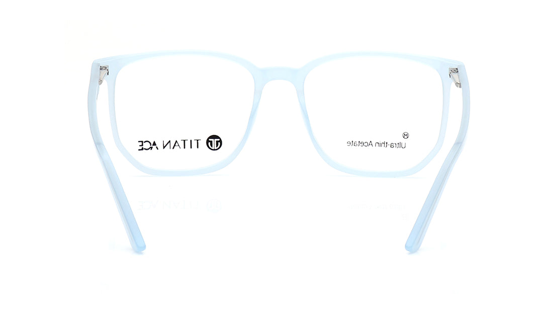 Blue Wayfarer Rimmed Eyeglasses for Men and Women