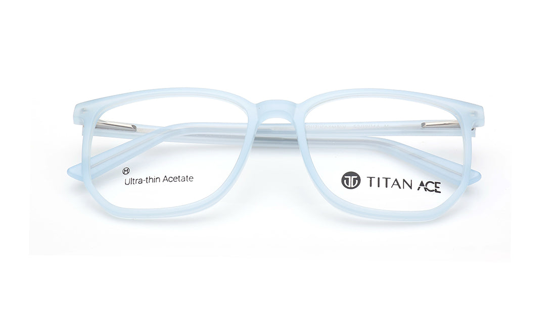 Blue Wayfarer Rimmed Eyeglasses for Men and Women