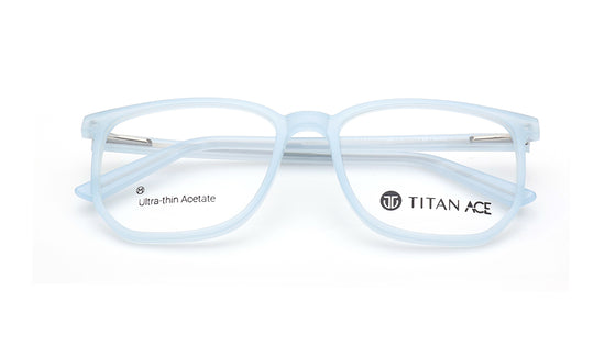 Blue Wayfarer Rimmed Eyeglasses for Men and Women