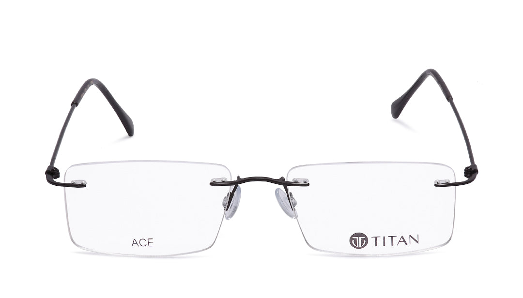 Rectangle Rimless Unisex Eyeglasses (TA0022URM1V|53)