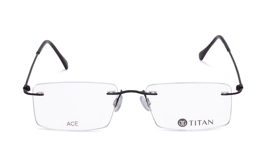 Rectangle Rimless Unisex Eyeglasses (TA0022URM1V|53)