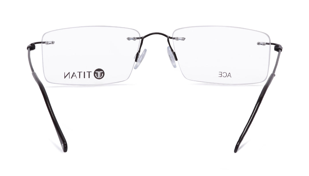 Rectangle Rimless Unisex Eyeglasses (TA0022URM1V|53)