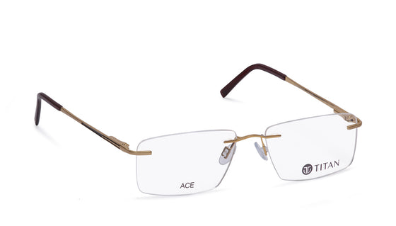 Rectangle Rimless Unisex Eyeglasses (TA0026URM1V|53)