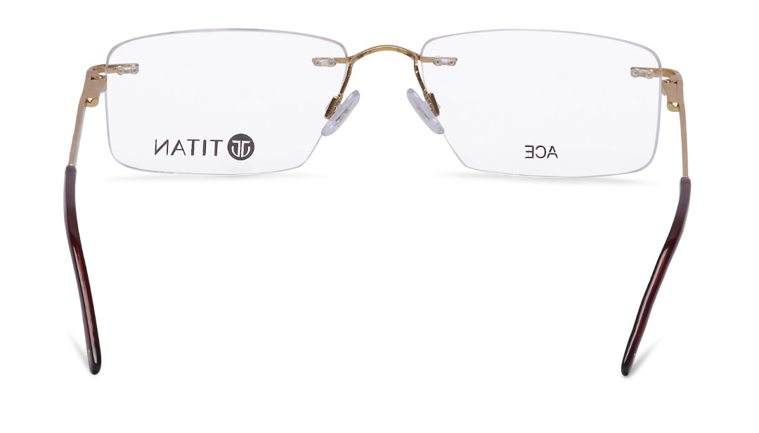 Rectangle Rimless Unisex Eyeglasses (TA0026URM1V|53)