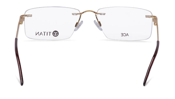 Rectangle Rimless Unisex Eyeglasses (TA0026URM1V|53)