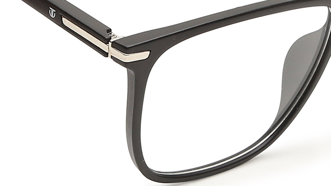 Black Square Rimmed Eyeglasses(TA0039MFP1V)