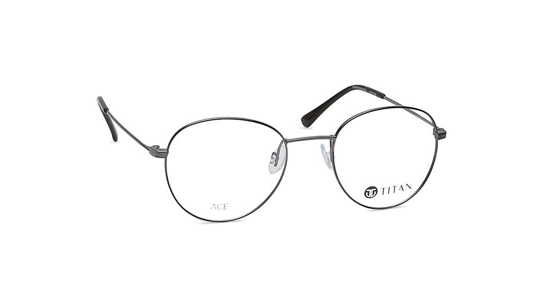 Grey Round Rimmed Eyeglasses(TA0059UFM5MDGV)