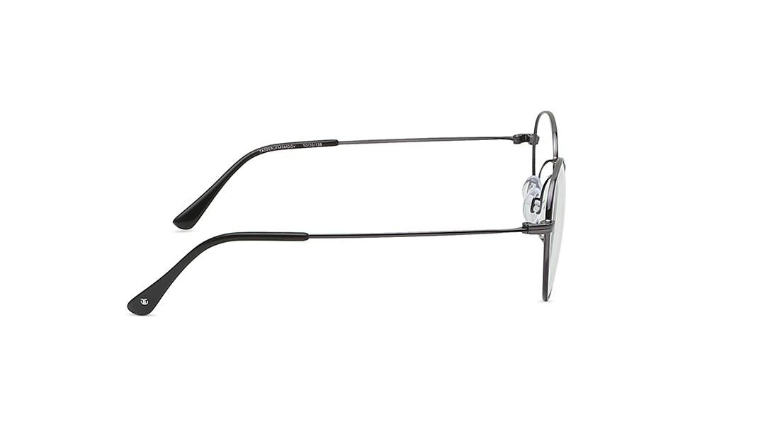 Grey Round Rimmed Eyeglasses(TA0059UFM5MDGV)