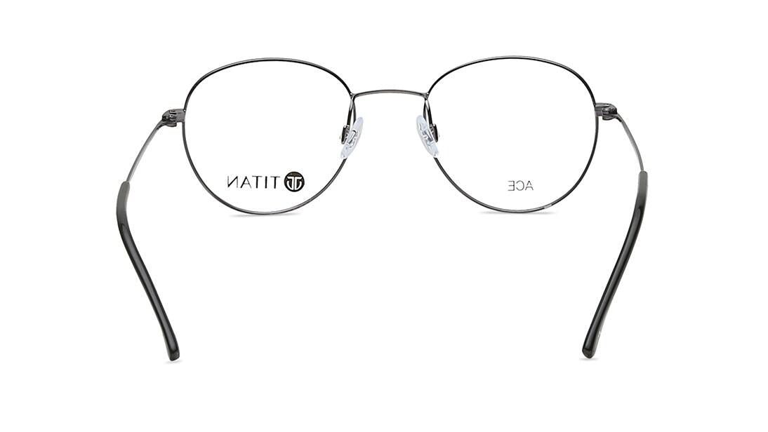 Grey Round Rimmed Eyeglasses(TA0059UFM5MDGV)