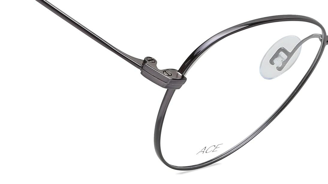 Grey Round Rimmed Eyeglasses(TA0059UFM5MDGV)