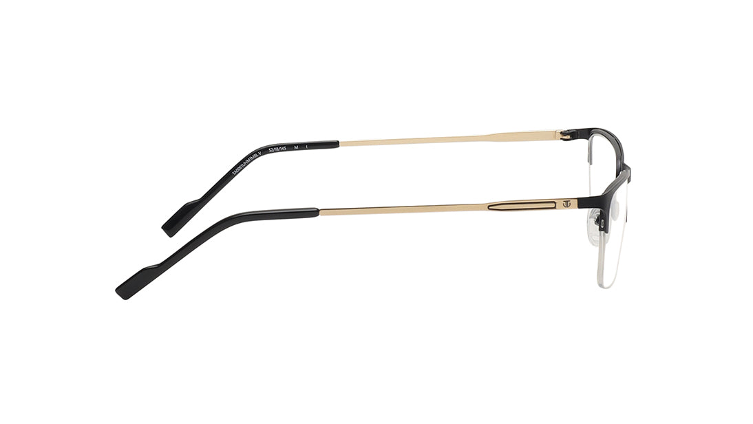 Black Semi rimmed Unisex Eyeglasses (TA0061UHM1MBLV|52)