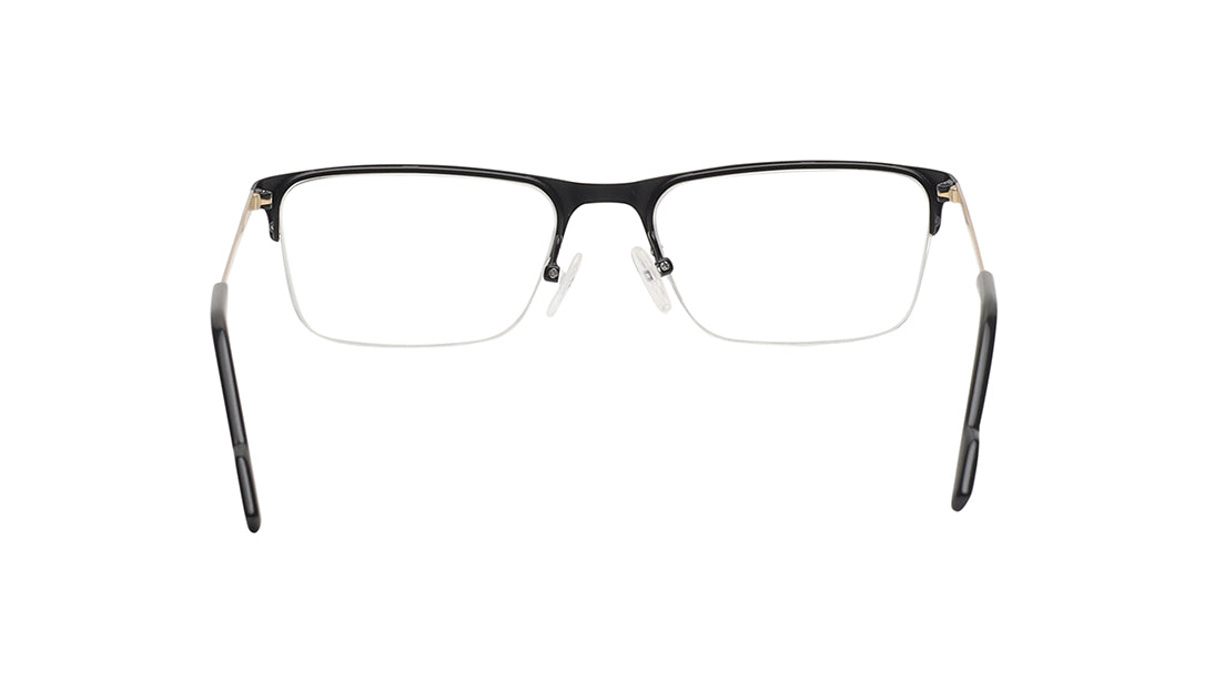 Black Semi rimmed Unisex Eyeglasses (TA0061UHM1MBLV|52)