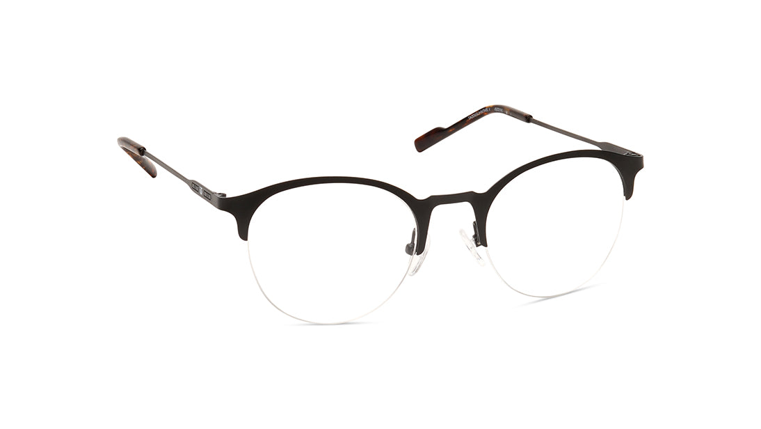 Black Semi rimmed Unisex Eyeglasses (TA0065UHM1MBLV|49)